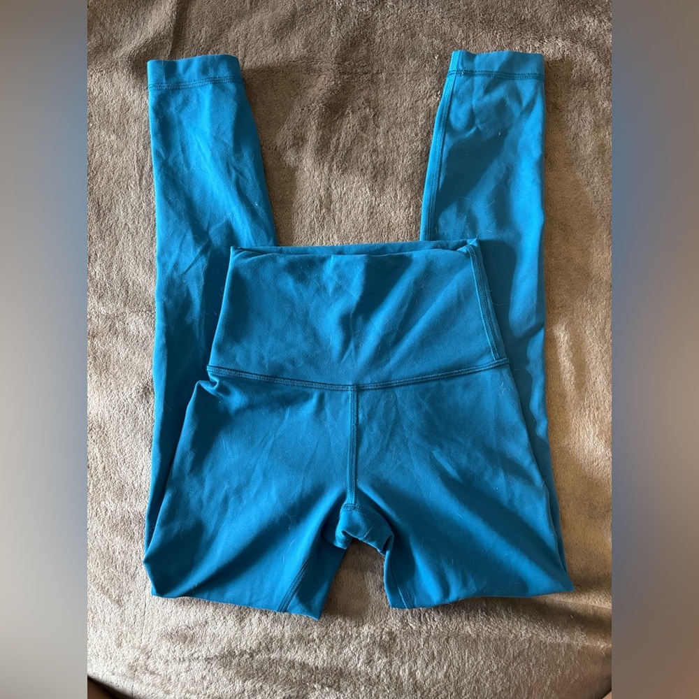 Lululemon Teal Align High-Waisted Leggings